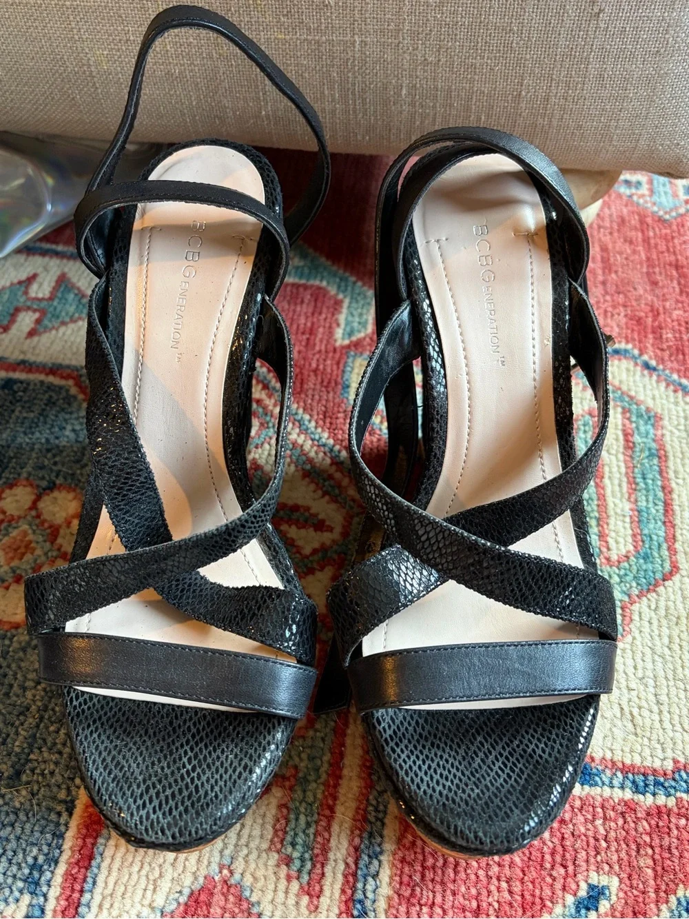 BCBG black shimmery